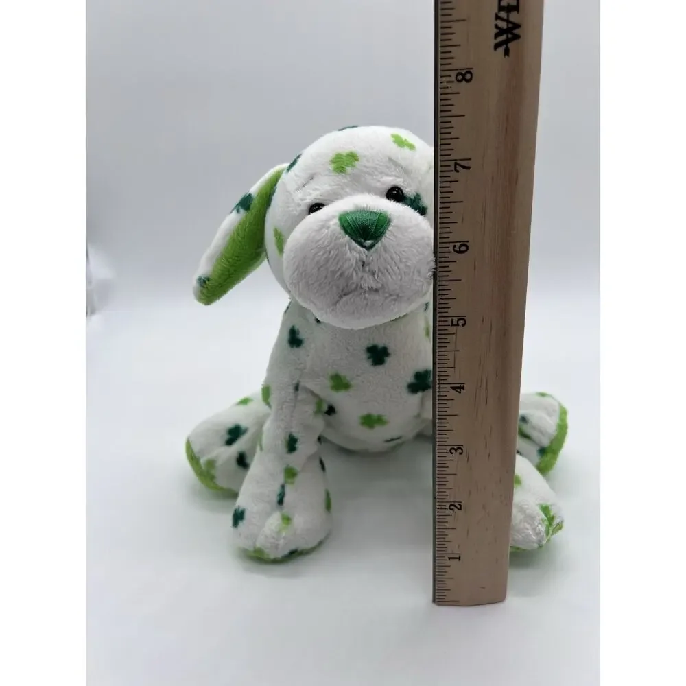 Ganz Webkinz Clover Puppy HM447 Plush Shamrock Dog St. Patrick's Day No Code